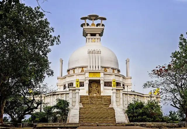 Dhauli Shanti Stupa (Peace Pagoda)
